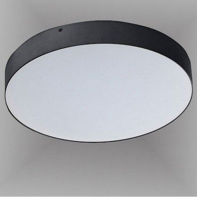 Plafoniera LED design slim MONZA II R60 3000K neagra