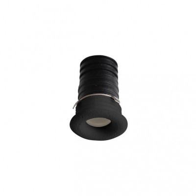 Mini Spot LED incastrabil tavan fals / plafon pentru baie IP44 TINY negru