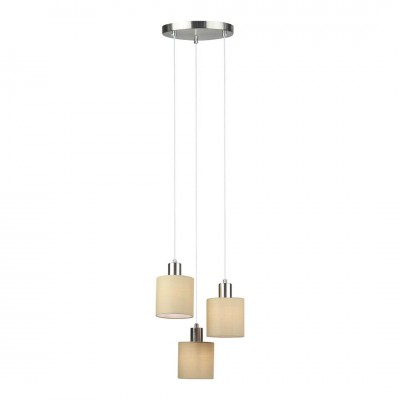 Lustra cu 3 pendule design modern NATINA bej