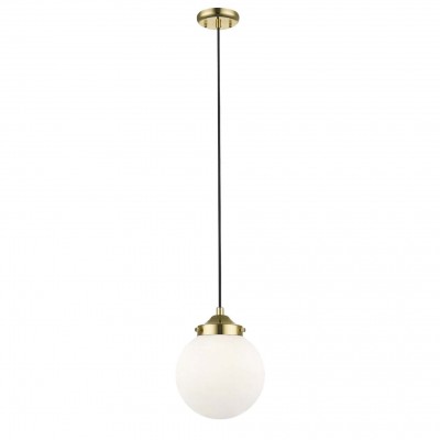 Lustra, Pendul modern modern RIANO auriu/ alb