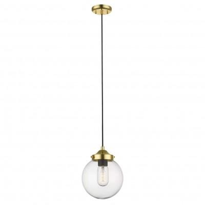 Lustra, Pendul modern modern RIANO auriu/ transparent