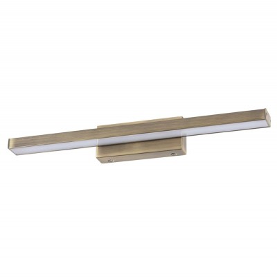 Aplica de perete LED baie, oglinda IP44 John II 18W bronz