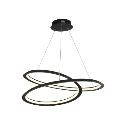 Lustra LED suspendata design modern circular SWIRL