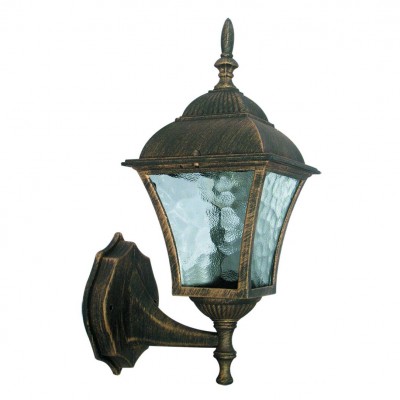 Aplica pentru iluminat exterior IP43, up light, auriu antic Toscana