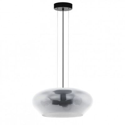 Lustra, Pendul cu sticla negru-fumuriu PRIORAT 50cm