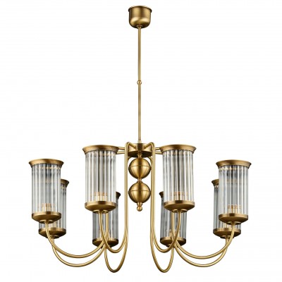 Candelabru 8 brate design clasic din alama OLZANO 