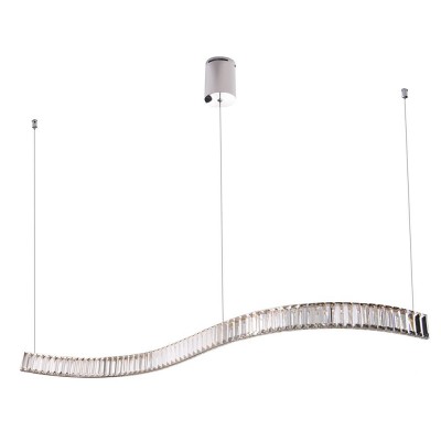 Lustra LED design avangardist, cristal K9, SAPHIR