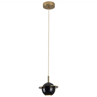 Lustra LED, Pendul elegant din marmura neagra URANOS