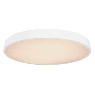 Plafoniera LED dimabila cu telecomanda design modern WISS alb