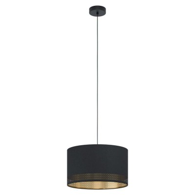 Pendul design modern ESTEPERRA 38cm negru, auriu