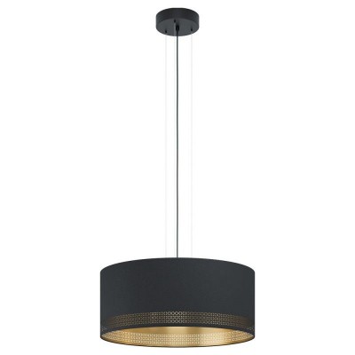 Pendul design modern ESTEPERRA 53cm negru, auriu