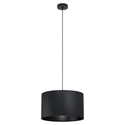 Pendul design modern MASERLO 1 negru 38cm