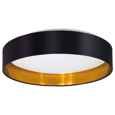 Plafoniera LED design modern MASERLO 2 negru, auriu