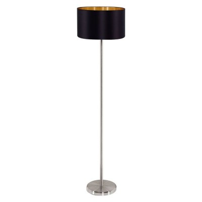 Lampadar design modern MASERLO negru, auriu