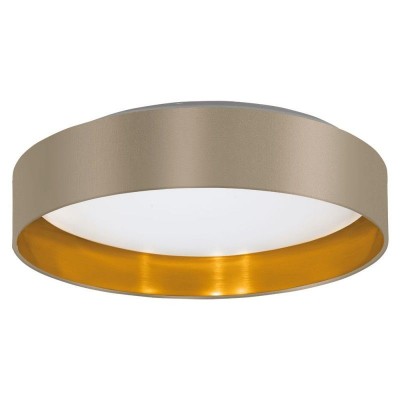 Plafoniera LED design modern MASERLO 2 taupe/auriu