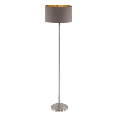 Lampadar design modern MASERLO cappucino/auriu