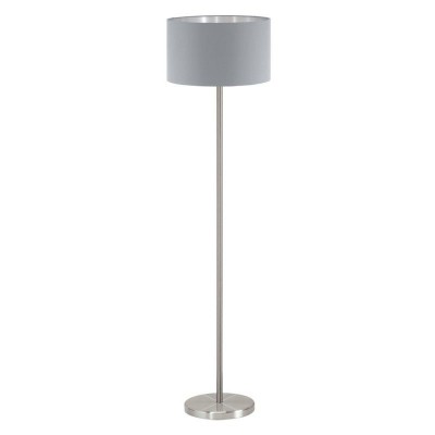 Lampadar design modern MASERLO gri/argintiu