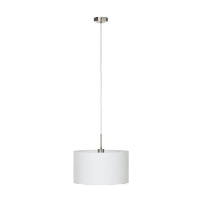 Pendul design modern PASTERI alb, 38cm