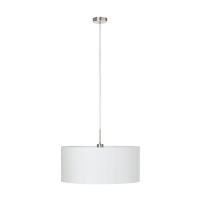 Pendul design modern PASTERI alb, 53cm