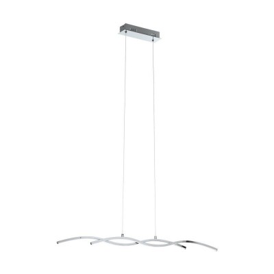 Lustra suspendata LED design modern LASANA 2 crom