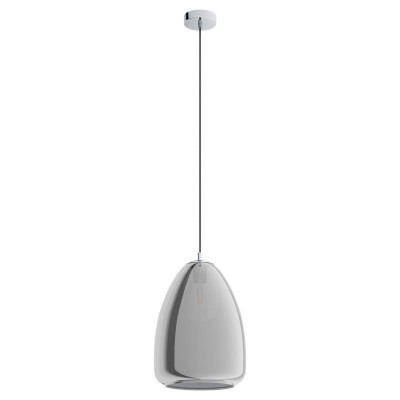 Pendul design modern ALOBRASE crom, diametru 30cm