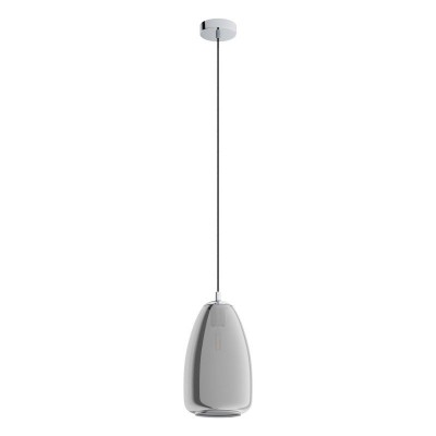 Pendul design modern ALOBRASE crom, diametru 20cm