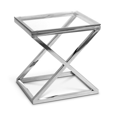 Masuta de cafea design LUX Criss Cross 56x46cm