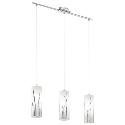 Lustra suspendata design modern RIVATO crom