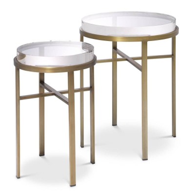 Set de 2 masute laterale design LUX Hoxton alama