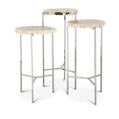 Set de 3 masute laterale design modern Newson