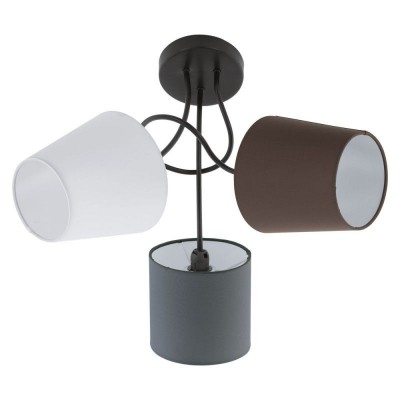 Plafoniera design modern Almeida alb, gri