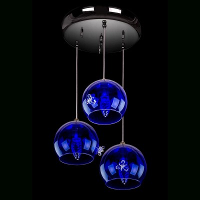 Lustra cu 3 pendule design LUX NIGHT SKY 03-CH