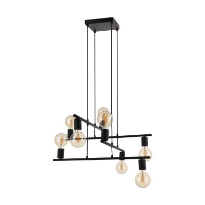 Lustra cu 8 surse de iluminat design modern MEZZANA