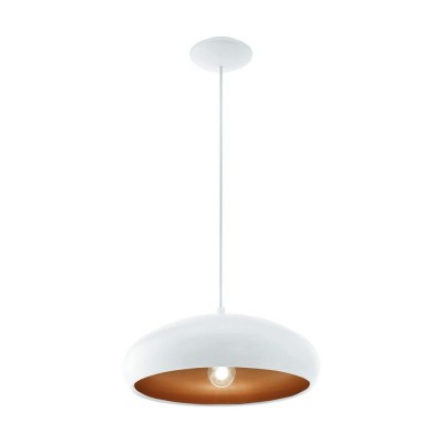 Pendul design modern MOGANO 1 alb