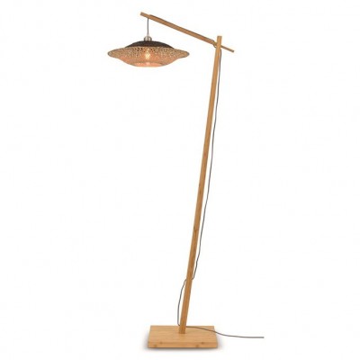 Lampadar din bambus KALIMANTAN orizontal S natur, 44cm