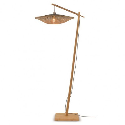 Lampadar din bambus KALIMANTAN orizontal S natur, 60cm