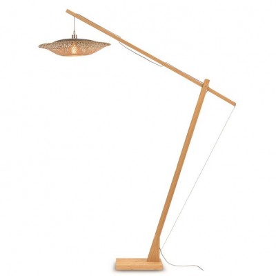 Lampadar din bambus KALIMANTAN orizontal L natur, 60cm