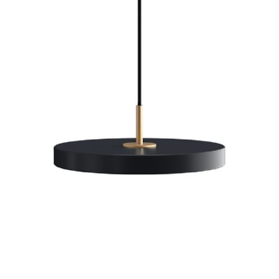 Lustra LED design scandinav Asteria mini - anthracite grey/ auriu