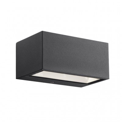 Aplica de perete LED design modern IP54 Nene negru