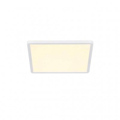 Plafoniera LED design silm IP20 Oja square 29 alb 3000-4000K