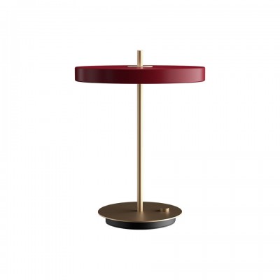 Veioza LED design scandinav Asteria table - ruby red