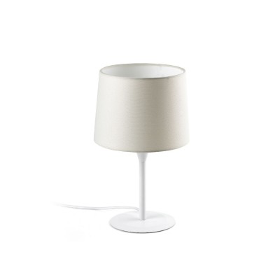 Veioza / Lampa de masa moderna design elegant CONGA mini alb/bej