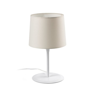 Veioza / Lampa de masa moderna design elegant CONGA alb/bej