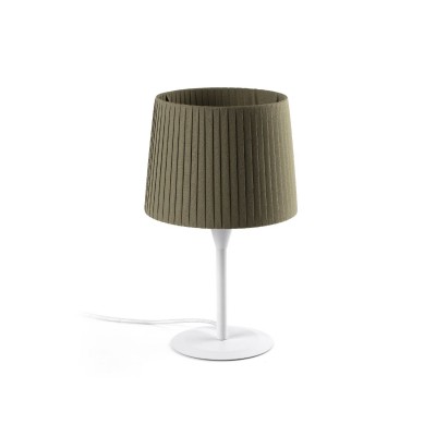 Veioza / Lampa de masa moderna design elegant SAMBA mini alb/verde