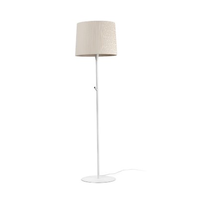 Lampadar / Lampa de podea modern design elegant SAMBA alb/bej