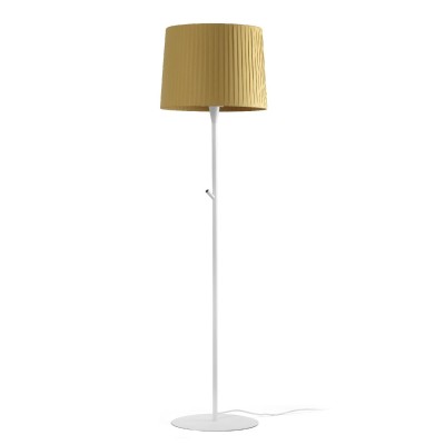 Lampadar / Lampa de podea modern design elegant SAMBA alb/galben