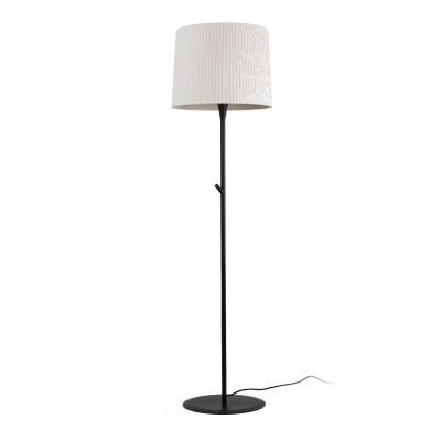 Lampadar / Lampa de podea modern design elegant SAMBA negru/bej