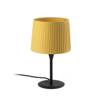 Veioza / Lampa de masa moderna design elegant SAMBA negru/galben