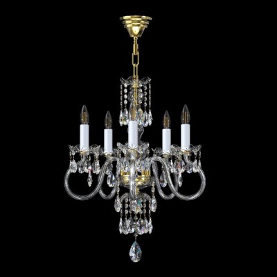 Candelabru cu 5 brate LUX design modern, Cristal Exclusive Miracle