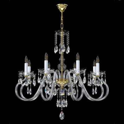 Candelabru cu 8 brate LUX design modern, Cristal Exclusive Miracle